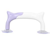 Purple White Quilting Ruler Handle Strong Suction Cup Sewing Ruler Grip  For Sewing