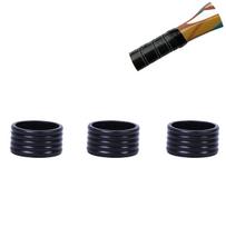 Badminton & Tennis Racquet Grip Tape (Black, Set of 3)