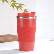 380 ml 510 ml nerūdijančio plieno kavos puodelis terminis puodelis Garrafa Termica Cafe Copo Termico Caneca Neslystantis kelioninis automobilio izoliuotas butelis 380ml raudona