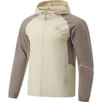 Li Ning Fitness Series Trench Coat Men's Porcelain Secret/Tree Gray Brown AFDU157-2 XL