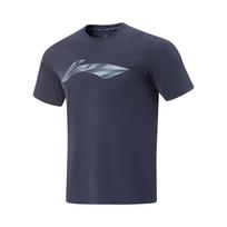 Li Ning Fitness Series T Shirt Men's Ink Blue ATSV107-9 M