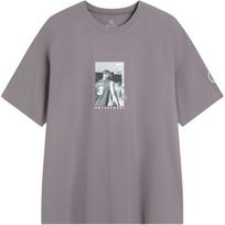 Li Ning T Shirts Men's Light Purple Crew Neck Thin AHSV087-6 XL