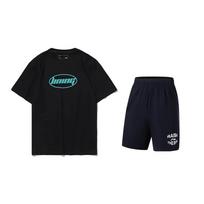 Li Ning Casual Sportswear Unisex Black AHST465-2+AKYT073-1 M