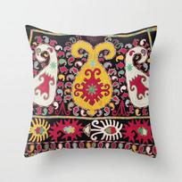Ethnic Persian Style Mandala Pattern Decorative Throw Pillow Cover 2D Printed Polyester Sofa Cushion Case For Boho Home Decor Peach skin 18*18(CM)-1Pcs