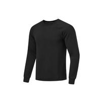 Li Ning Fitness Series Sweatshirts Men's Black Crew Neck Moderate Regular AWDT737-1 S