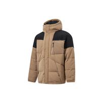 Li Ning Sports Life Collection Down Jacket Men's Light Chestnut Brown AYMT065-4 XL