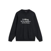 Li Ning Sports Fashion Collection Sweatshirt Unisex Black AWDU799-9 XXL