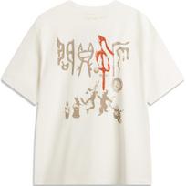 Li Ning Badfive T Shirt Men's Ecru AHSU903-1 S