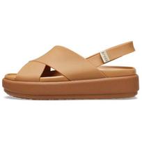 Crocs Brooklyn Comfortable and Versatile Strap Sandals for Women 38-39 gelsvai ruda