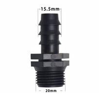Universal Female Male Thread Garden Hose Barb Connector 16mm 20mm 25mm PE Irrigation Pipe Fitting 1/2 3/4 To 1/2 3/4 1 Inch