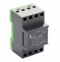 BREVE vienfazis modulinis saugos transformatorius PSS 30N 230/36V, DIN bėgeliui, IP20, Ta 40, 17000-0497