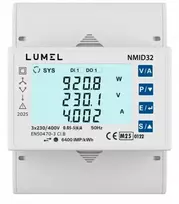 „Lumel NMID32“ 3 fazių MID sertifikuotas energijos skaitiklis (1/5A) (MODBUS RTU)