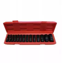 „Partner“ smūginių galvučių rinkinys 1/2 colio, 14 dalių (11–32 mm) (6 kampų)