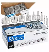 Geko Diamond šerdies grąžtų rinkinys akmens masės dirbiniams 6-68mm 10 vnt (20)