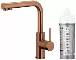KFA virtuvinis maišytuvas KFA virtuvinis maišytuvas su vandens filtravimo funkcija Duero Pure Basic + Profine Sidabrinis S filtrų komplektas, šlifuoto rožinio aukso spalvos 6623-914-34