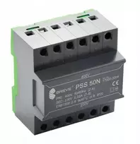 „Schneider Electric“ vienfazis modulinis izoliacinis transformatorius PSS 50N 400/230V, skirtas DIN bėgeliui, IP20, Ta 40, 17000-2008