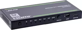 Šakotuvas „Club 3D Inline HDMI“ jungiklis – 4 padėčių – 48Gb/s – 8K esant 60 Hz dažniui – su USB-C