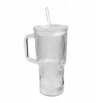 Homla Glass Homla BERE grioveliai su stiklo šiaudeliu 1L
