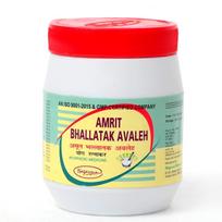 Nagarjun Amrit Bhallatak Avaleh Žolelių gerovės uogienė 200 g X 2 vnt. Pakuotė Tradicinė odos priežiūra ir gyvybingumo palaikymas
