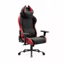 Fotel Diablo Chairs Žaidimų kėdė materiałowy juodai-raudonas Diablo X-Horn 2.0 Bloody Mary Normal