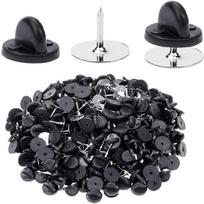 100 Set Pin Backings Tie Tacks Blank Pins with Pin Back for Butterfly Clutch Bac juoda