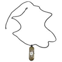 Vintage Cartoon Scooter Pocket Watch Necklace Retro Alloy Jewelry for Women Men Gift 1