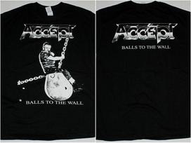 ACCEPT BALLS TO THE WALL BLACK T SHIRT Unisex T-Shirt S