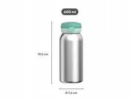 Gertuvė Rosti Mepal Mepal Buteliukas plieninė Flip Cap Campus 600 ml (107489065397)