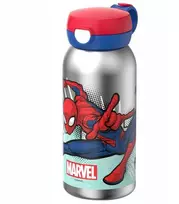 Gertuvė Rosti Mepal Mepal Plieninis butelis Flip Cap Campus 600 ml Spiderman 107489065396