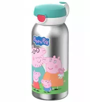 Gertuvė Rosti Mepal Mepal Buteliukas plieninė Flip Cap Campus 600 ml Peppa Pig 107489065412