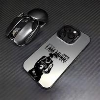 P-playboi Carti I AM MUSIC Phone Case For iPhone 17 16 15 14 13 12 11 mini Pro Max X XR XSMAX 8 7 Air Plus Anti Fall Matte Cover iPhone 11 gray
