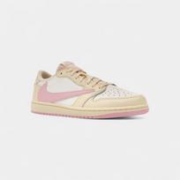 Jordan 1 Retro Low OG SP Travis Scott Shy Pink 41