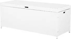 Beliani Sodo dėžė MODENA 158 cm 63 cm balta
