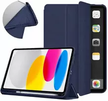 Dėklas na tablet SUPERO Dėklas SMART do iPad 10.9 2022 Gen. 10 / iPad 11 2025 A16 Gen. 11 su klapką, tamsiai mėlyna