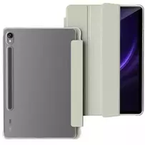 Dėklas na tablet 4kom.pl Clear Pieštukas do Galaxy Tab TAB S9 FE 10.9 SM-X510 SM-X516 / S10 FE žalia