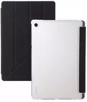 Dėklas na tablet 4kom.pl Dėklas Clear Trifold su podstawką do Samsung Galaxy Tab S6 Lite 2022/24 10.4", juoda