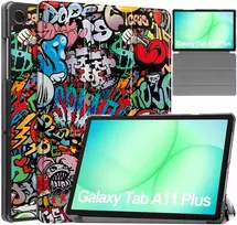 Dėklas na tablet 4kom.pl Dėklas do GALAXY TAB A11+ PLUS 10.9" 2025 / A9+ Plus 11 2023 graficzne SMART