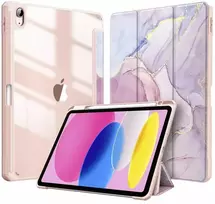 Dėklas na tablet 4kom.pl Graficzne do Apple iPad 10.9 2022 Gen 10 / 11 2025 A16 Gen 11 su klapką rožinė