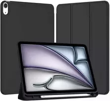 Dėklas na tablet Usams Dėklas SMART PENCIL do iPad Air 11 M3 2025 Gen. 7/ iPad Air 11 M2 2024 Gen. 6, juoda
