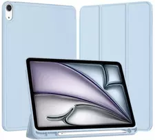 Dėklas na tablet Usams SMART PENCIL do iPad Air 11 M3 2025 Gen. 7/ iPad Air 11 M2 2024 Gen. 6 mėlyna