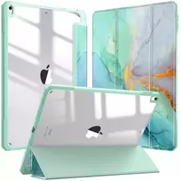Dėklas na tablet 4kom.pl Dėklas GRAFICZNE do Apple iPad 10.9 2022 Gen 10 / 11 2025 A16 Gen 11 su klapką, žalia