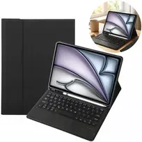4kom.pl Dėklas Klaviatūra touchpad do iPad Air 11 M3 2025 / Air 11 M2 2024 GEN 7, 6 juoda