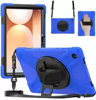 Dėklas na tablet 4kom.pl Samsung Galaxy Tab A9 Plus Pancerne su laikikliu i paskiem