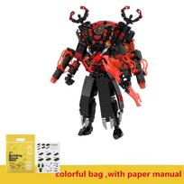 658pcs/set Updated Skibidi Toilet Series Building Blocks DIY Giant Twin-Blade Titan Speaker Man MOC Bricks Toys Christmas Gift
