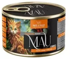 Dolina Noteci MAU Pate and Fillet Junior antiena with mango and rosehip – šlapias kačių maistas – 185g