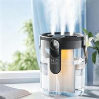 Portable Travel Humidifier Air Freshener Essential Diffuser 1.5L Large Capacity for Nightstand Hotel Room Office A2