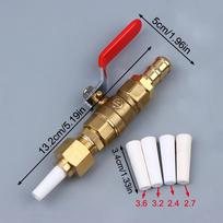 1 Set Nozzle Style Random Metal Valve Sandblasting Gun Sand Spraying Air Tip Sand Blaster Nozzle For 5 Gallon Sandblast Tanks