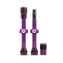 [Genuine Japanese Product] CLIK VALVE Tubeless Valve Set 50mm for 50mm violetinė