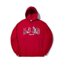Li Ning x MEDM Sweatshirt Men's Samba Red AWDV759-3 M