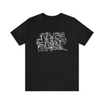 230 Gsm 100% Cotton Cernunnos Celtic T Shirt Gundestrup Cauldronfrom Uk XXS juoda